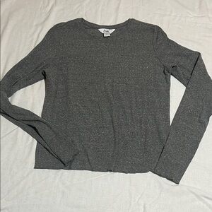 Athleta Girl Gray Knit Top